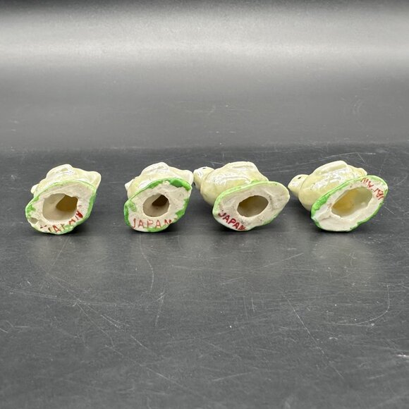 Vintage Chick Figurines Mid Century Japan Lusterware Easter Spring Decor Mini - Picture 7 of 8